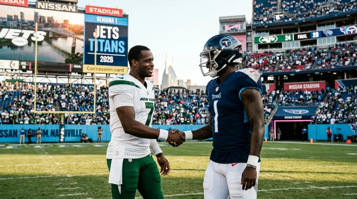 New York Jets vs Tennessee Titans (Semana 1)