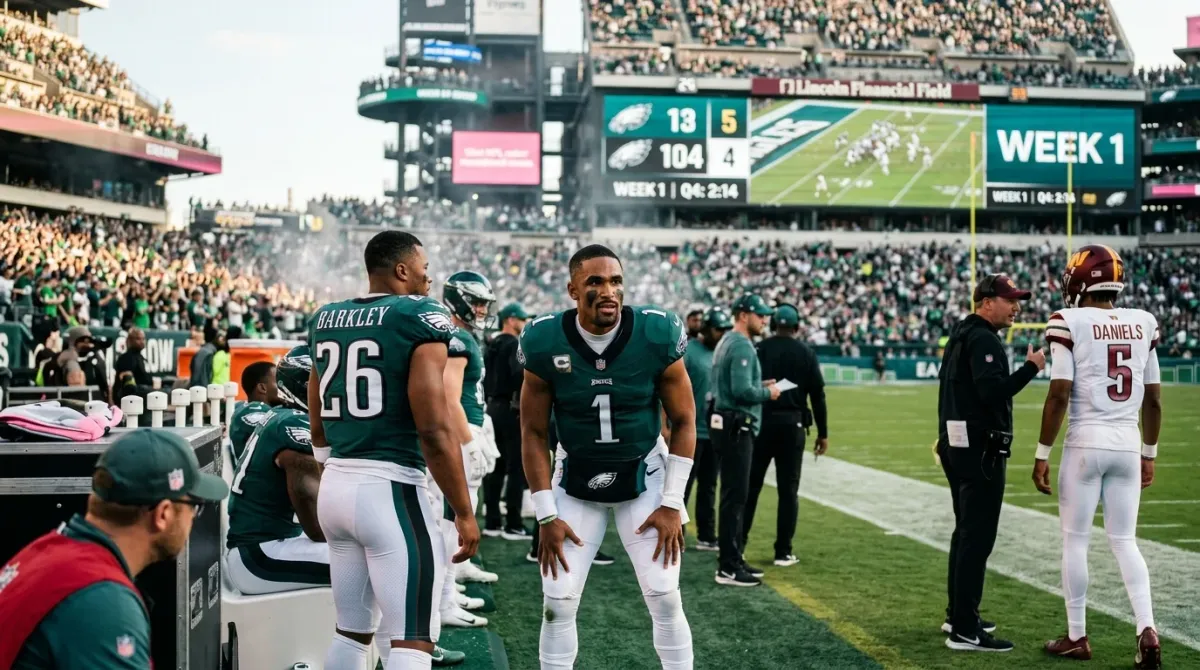 Washington Commanders vs Philadelphia Eagles (Semana 1)
