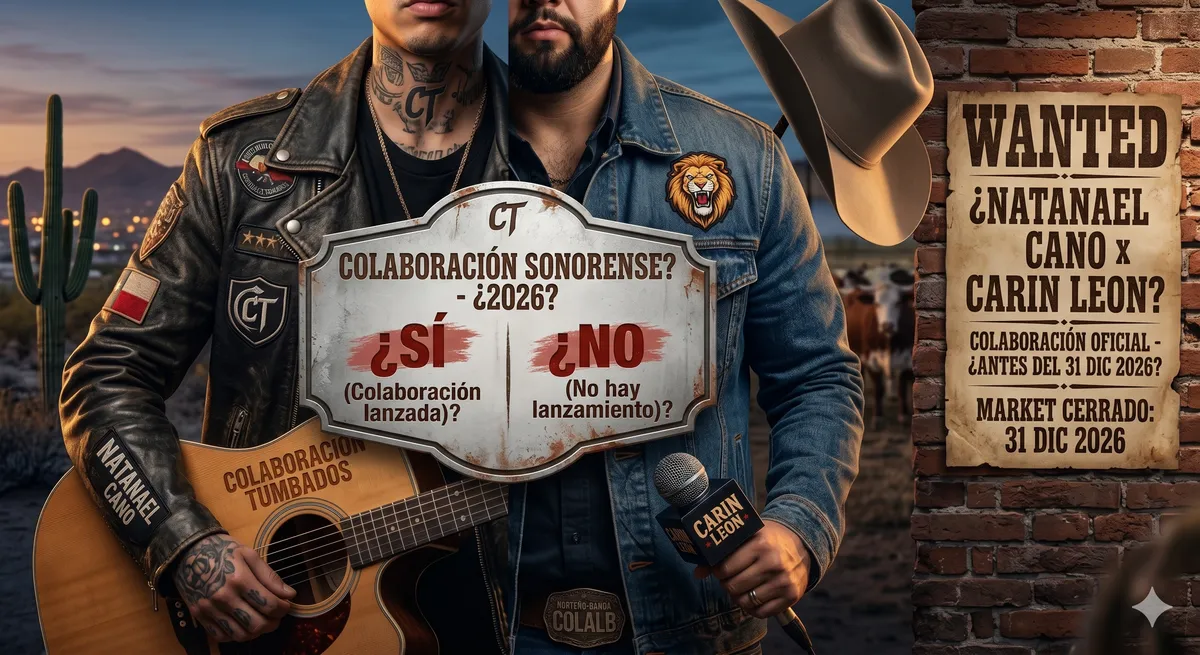 ¿Colaboración entre Natanael Cano y Carin Leon en 2026?